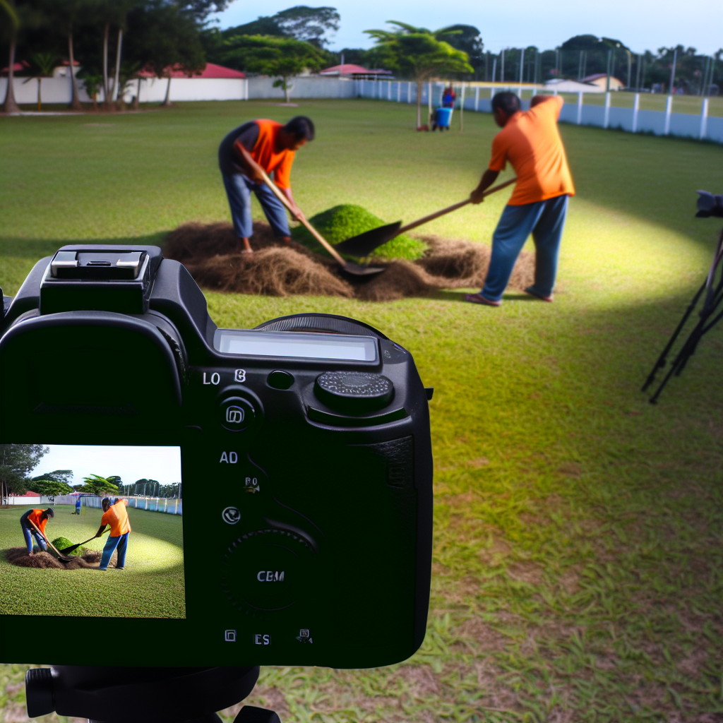 dethatch st augustine grass image 1