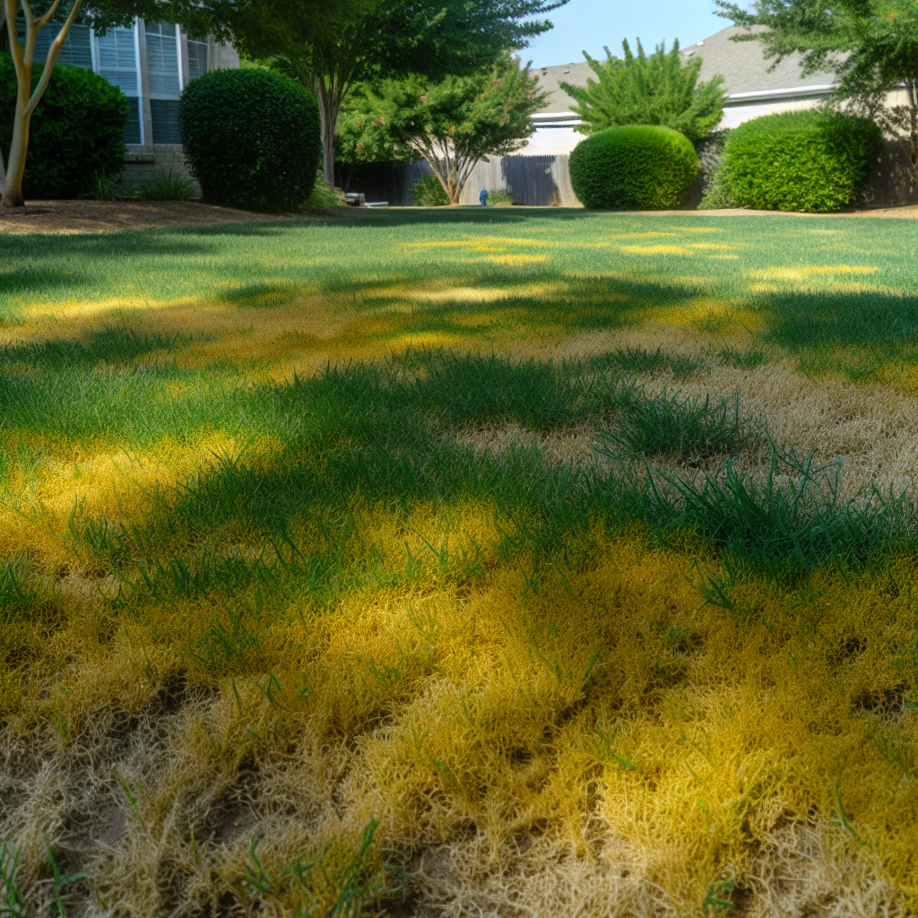 why is my grass turning yellow in summer image 1